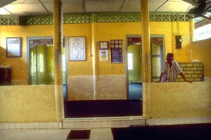 Historical mosque interior