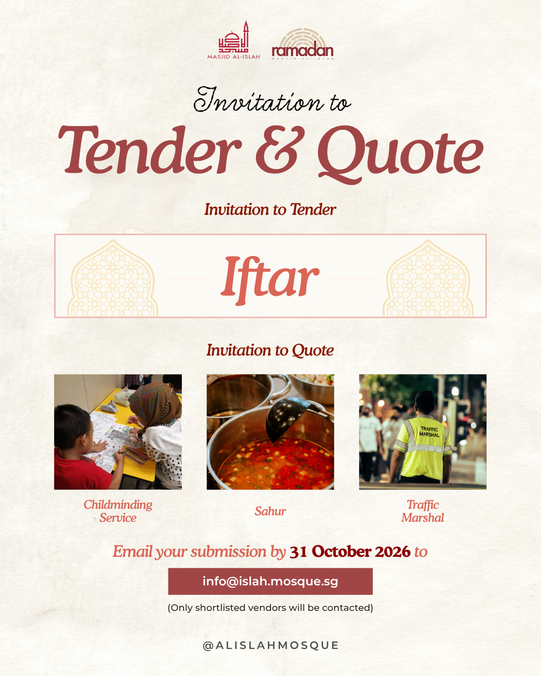 Invitation to Tender and Quote overview